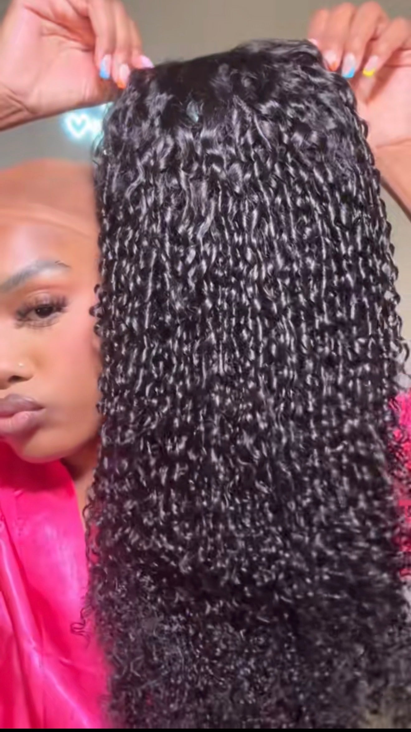Black 360 Kinky Curly Wig